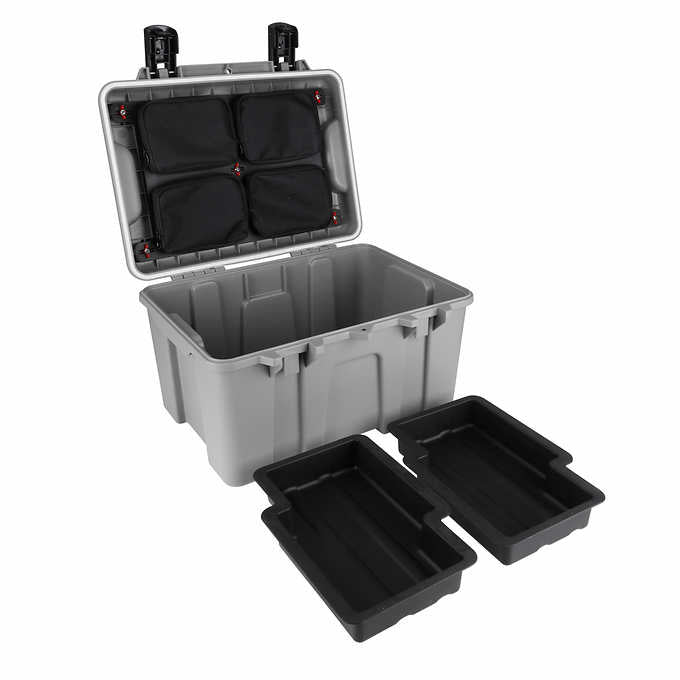 Coho Pack and Carry Storage Box, 19” L x 14.8” W x 11” H