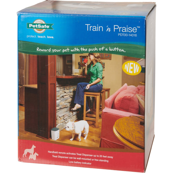 PetSafe Train ‘N Praise Dog Treat Dispenser, 4x5.5x7
