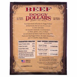 Doggy Dollars Premium Beef Dog Treats 32 Oz, 2-Pack