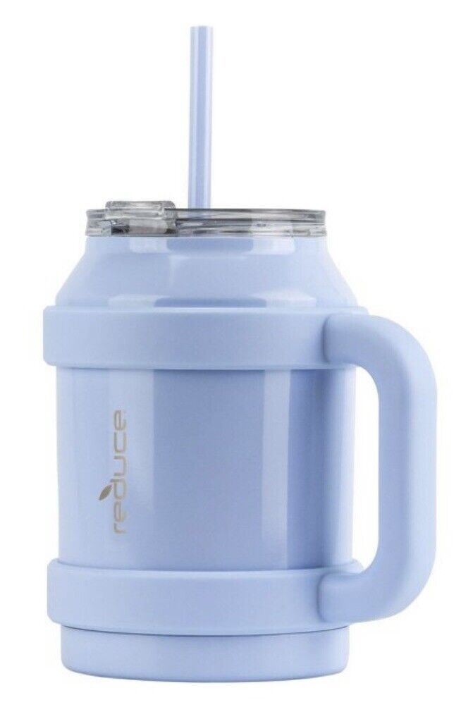 Reduce Cold1 Vacuum Insulated Stainless Steel Mug with Lid & Straw