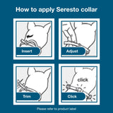 Seresto Cat Vet-Recommended Flea & Tick Prevention 8 Month Prevention Collar