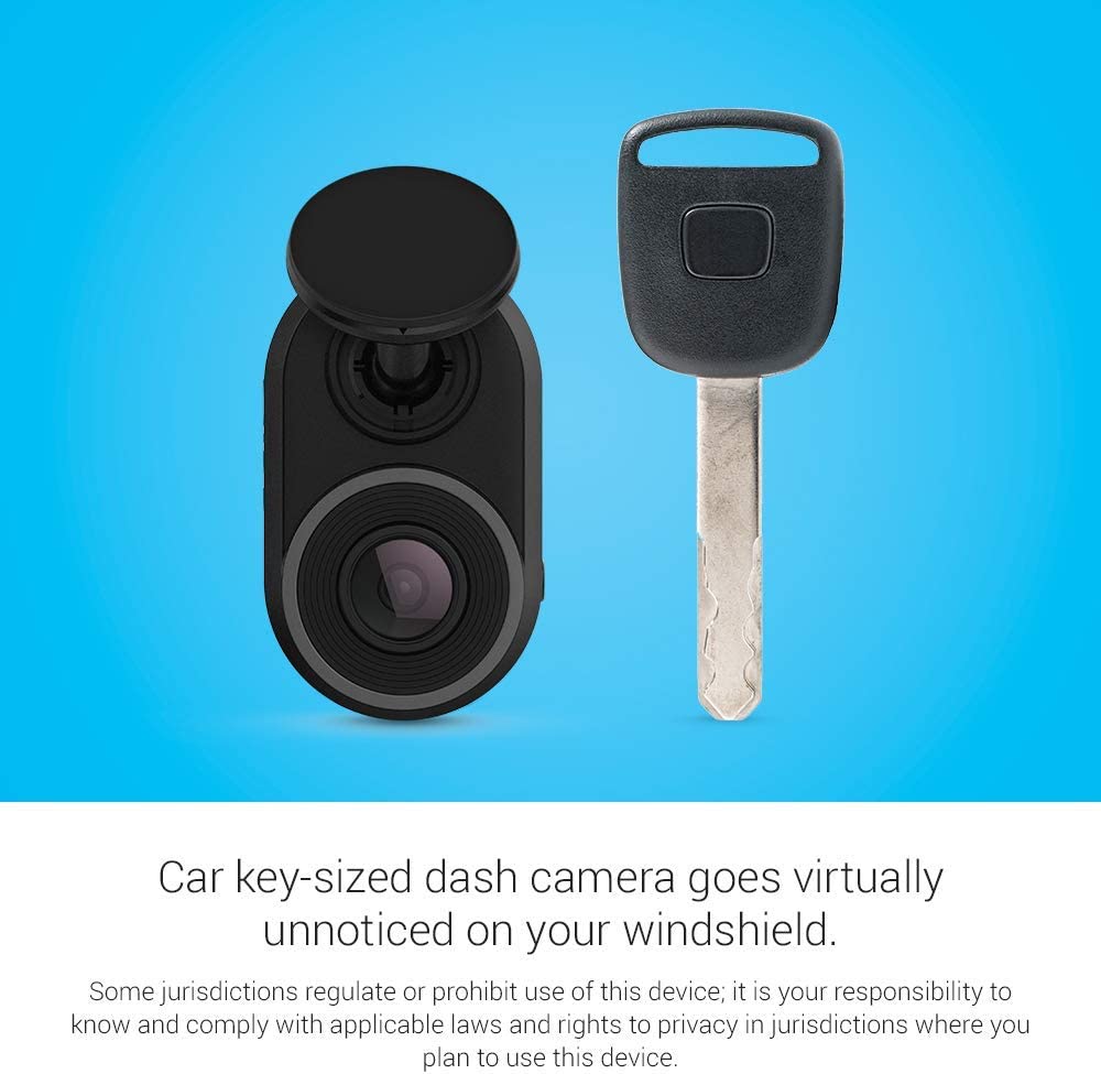 Garmin Dash Cam Mini, Car Key-Sized Dash Cam, 140-Degree Wide-Angle L –  Homesmartcamera