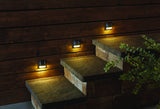 Mainstays Solar Powered Outdoor Wall Mount LED Path Light, 6-Pack