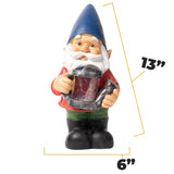 ‎Vp Home Gnome with Solar Powered LED Light