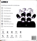 Lorex 4K Ultra HD Security System with 6 Active Deterrence Cameras