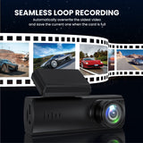 NEXPOW WIFI FHD 1080P Car Camera, Dashcam Front with WDR Night Vision