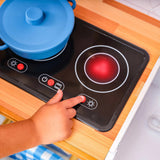 Kidkraft Simply Stylish Kids Play Kitchen, 13.39” W x 36.69” L x 41.38” H