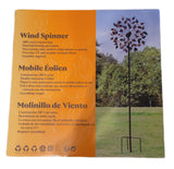 83" H Leaf Wind Spinner, Three-Prong Stake Anchors Stylecraft Wind Spinner