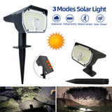OCEST Solar Spotlights Motion Sensor, 2PCS 800LM 6500K Solar Landscape Spotlights