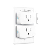 TP-Link Tapo TP15 Mini Smart Wi-Fi Plug, 4 Pack Matter All-Round Compatibility