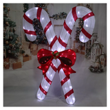 46" Tall Pre-lit Candy Cane with 90 LED Lights