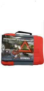 Bridgestone Auto Safety Emergency Kit, 52 Pieces