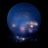 Alpine Corporation 7" Textured Glass Light-Up Gazing Globe with LED Lights