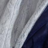 Berkshire Life Heated Throw, 50”x 60” Faux Fur Reverse to Velvety Plush