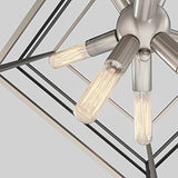 Artika Imperium 9-Light Chandeliere, Geometric Pendant Light