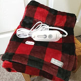 Brookstone Heated Throw 50" x 60" Electric w/ Built in Remote