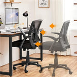 Topeakmart Swivel Desk Ergonomic Mesh Adjustable Lumbar Support Office Chair