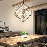 Artika Imperium 9-Light Chandeliere, Geometric Pendant Light