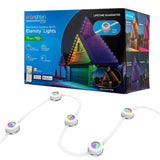 Enbrighten 100ft Eternity Eave Lights, Color-Changing Wi-Fi Lights