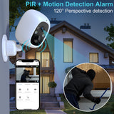 TopVision 2K WiFi Camera with Smart PIR Motion Sensor