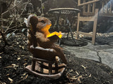 VP Home Squirrel Reading & Relaxing on Rocking Chair with LED Light