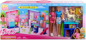 Barbie Pet Nursery Playset with Four Dogs and Four Cats for Girls Ages 3 and Up