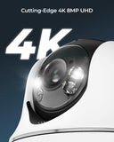 Reolink Argus PT Ultra 4K Solar Spotlight Security Cameras Kit with SD Card