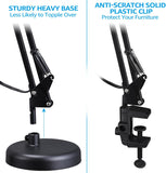 TORCHSTAR  Swing Arm Desk Lamps with Clamp