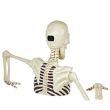 Motion Sensor Activated Giant Ground Breaking Skeleton, 111”  (L) × 55” (W) × 62”  (H)