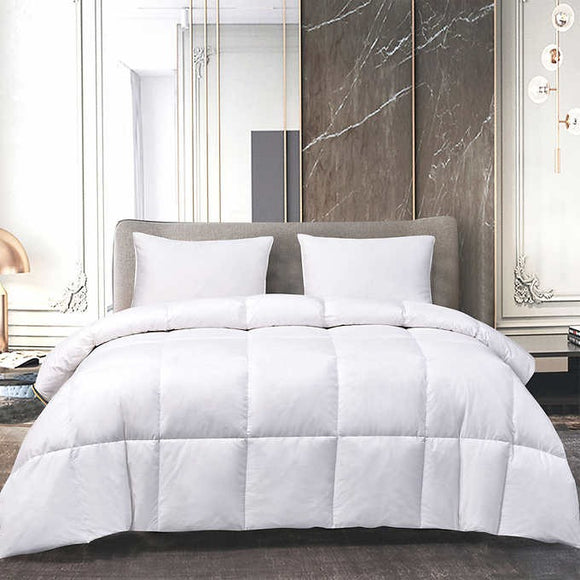 Hotel Grand Luxury Basic Bedding White Goose Feather and Down Comforter