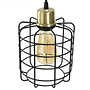 Stylecraft Piper 3 Edison-style Floor Lamp with Steel Cage-style Shades