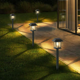 Solar Square Pathway Light with Bulb
