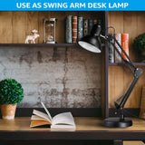 TORCHSTAR  Swing Arm Desk Lamps with Clamp