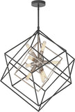 Artika Imperium 9-Light Chandeliere, Geometric Pendant Light