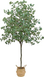 6Ft Artificial Eucalyptus Tree, Faux Eucalyptus Tree