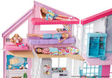 Barbie Malibu House 2-Story Dollhouse Playset with 25+ Furniture and Accessories