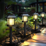 Solar Square Pathway Light with Bulb