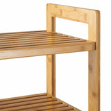 TRINITY Bamboo 2-tier Shoe Rack, 2-pack Bamboo Shelves