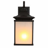 Feit Electric Flame or White Light 480 Lumens Coach Lantern, LED Color Changing Wall Lantern