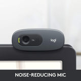 Logitech C270 HD Webcam, Widescreen HD 720P Video Call