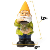 ‎Vp Home Gnome with Solar Powered LED Light