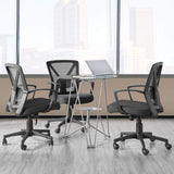 Topeakmart Swivel Desk Ergonomic Mesh Adjustable Lumbar Support Office Chair