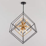 Artika Imperium 9-Light Chandeliere, Geometric Pendant Light