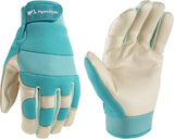 Wells Lamont HydraHyde Leather Work Gloves, 4 Pairs