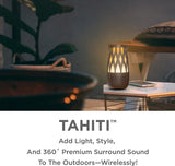 ION Audio Tahiti Pair Outdoor Bluetooth Speakers with Solar Panel