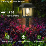 Solar Square Pathway Light with Bulb
