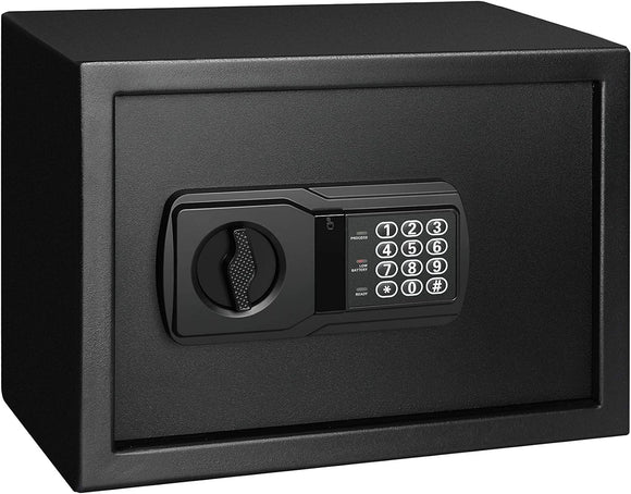Fortress Extra Large Steel Personal Safe with Electronic Lock, ‎9.84 x 13.78 x 9.84 inches
