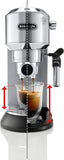 De'Longhi Dedica Deluxe Pump Espresso Machine with Premium Adjustable Frothing Wand - Stainless Steel EC685M