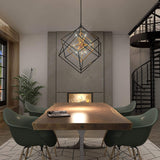 Artika Imperium 9-Light Chandeliere, Geometric Pendant Light