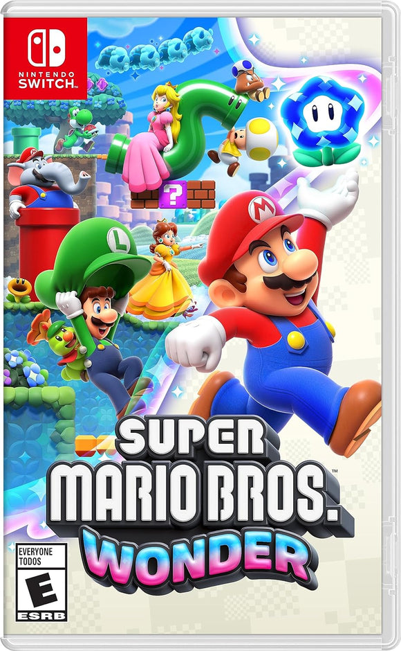 Nintendo Switch Super Mario Bros Wonder, Classic Mario Side-scrolling Gameplay